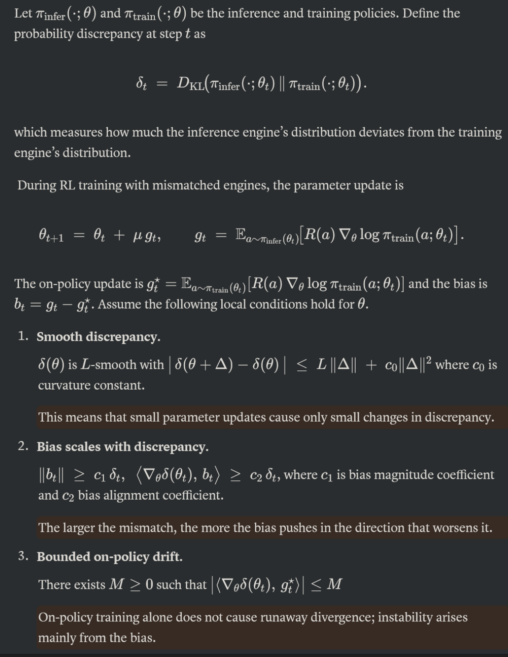 Compounding probability discrepancy