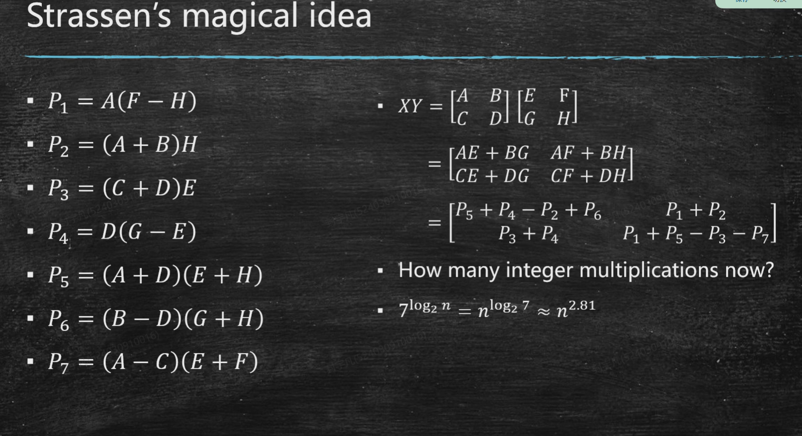 Matrix Multiplication optimization